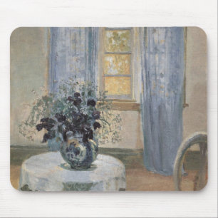 Blue Clematis in the Artist's Studio, Anna Ancher Mousepad