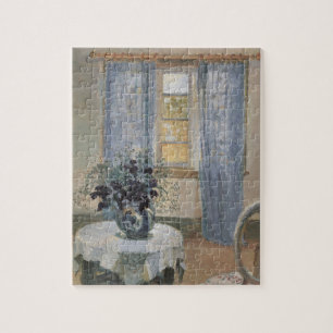 Blue Clematis in the Artist's Studio, Anna Ancher Puzzle