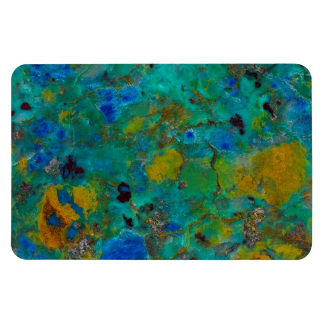 Blue Cliff Chrysocolla Magnet (Horizontal)
