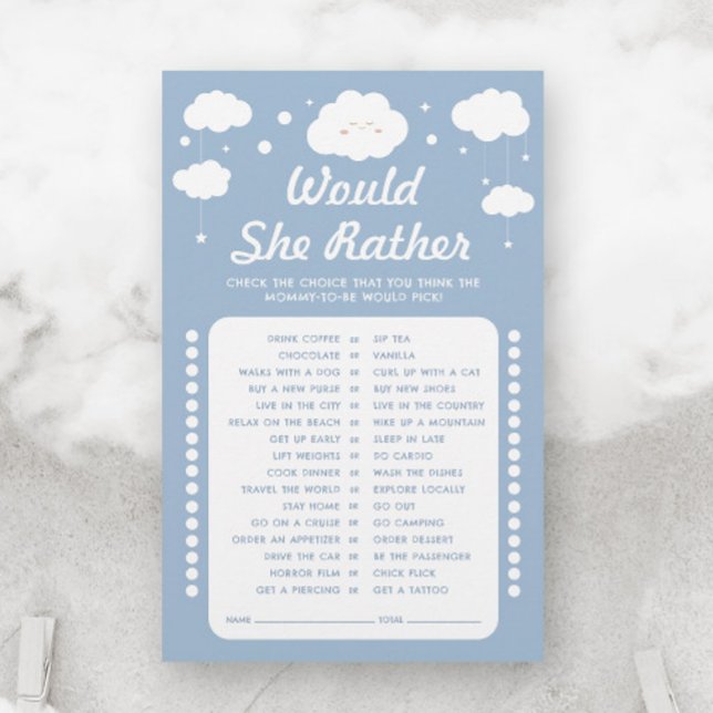 Blue Cloud 9 Baby Duwer Game würde sie eher (Von Creator hochgeladen)