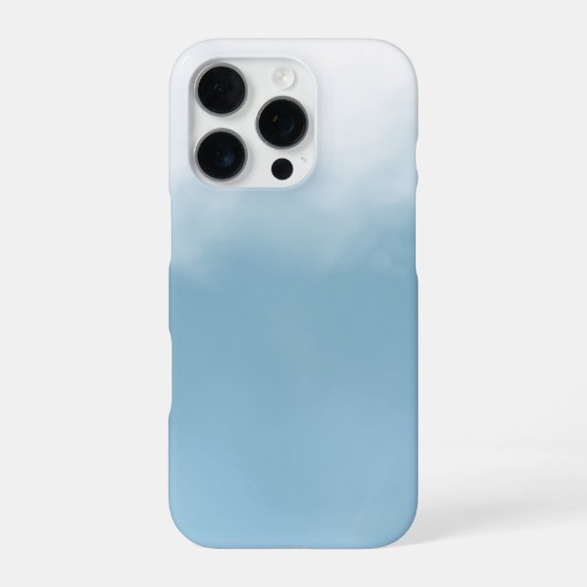 Blue Cloud Aesthetic Phone Case iPhone Hülle (Rückseite)