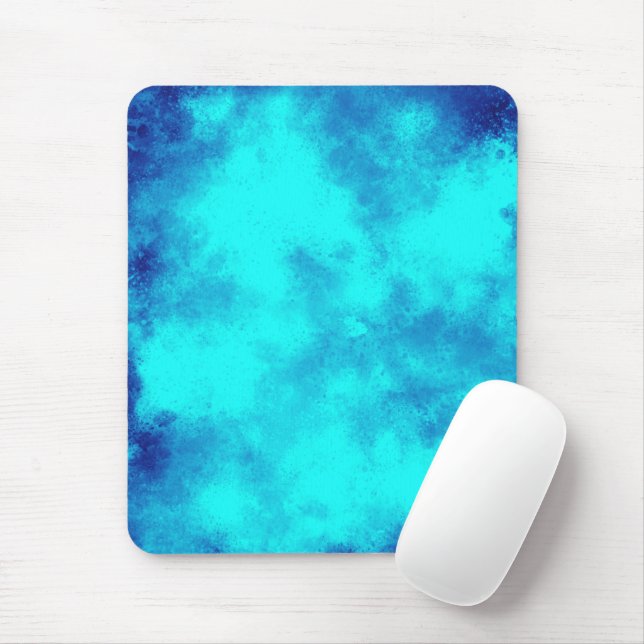 Blue Cloud Effect Mouse Mat Mousepad (Mit Mouse)
