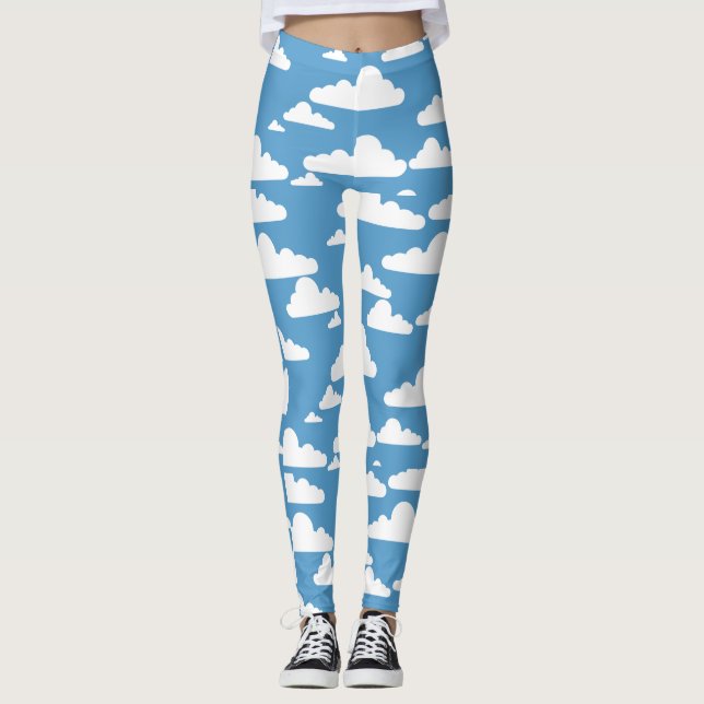 Blue Cloud Leggings (Vorderseite)