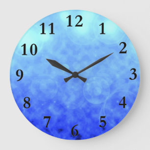 Blue Clouds Wall Clock Große Wanduhr