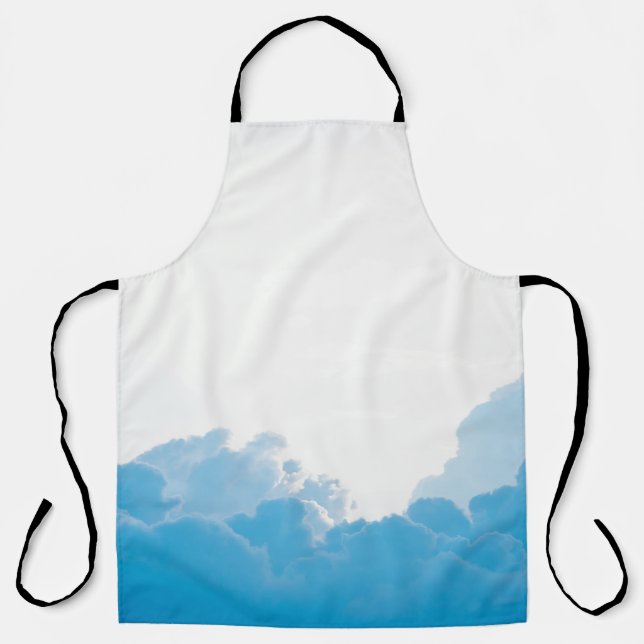 BLUE CLOUUUES UNTER WEISSER LUFT SCHÜRZE (Vorderseite)