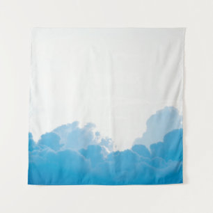 BLUE CLOUUUES UNTER WEISSER LUFT WANDTEPPICH