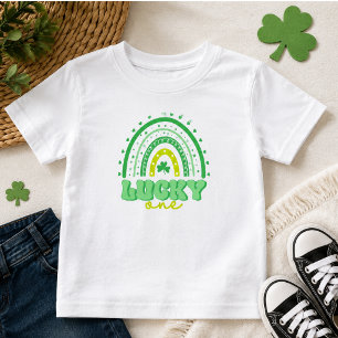 Blue Clover & Rainbow Lucky One Erster Geburtstag Kleinkind T-shirt