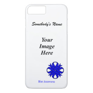 Blue Clover Ribbon Tmpl von Kenneth Yoncich Case-Mate iPhone Hülle