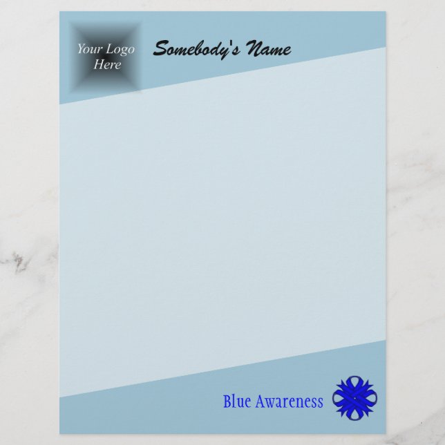 Blue Clover Ribbon von Kenneth Yoncich (Vorderseite)