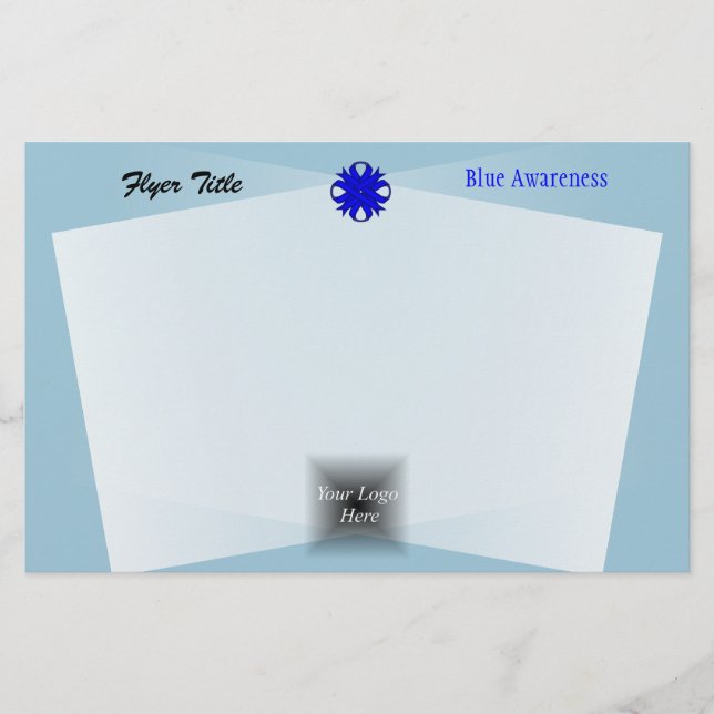 Blue Clover Ribbon von Kenneth Yoncich Flyer (Vorne)