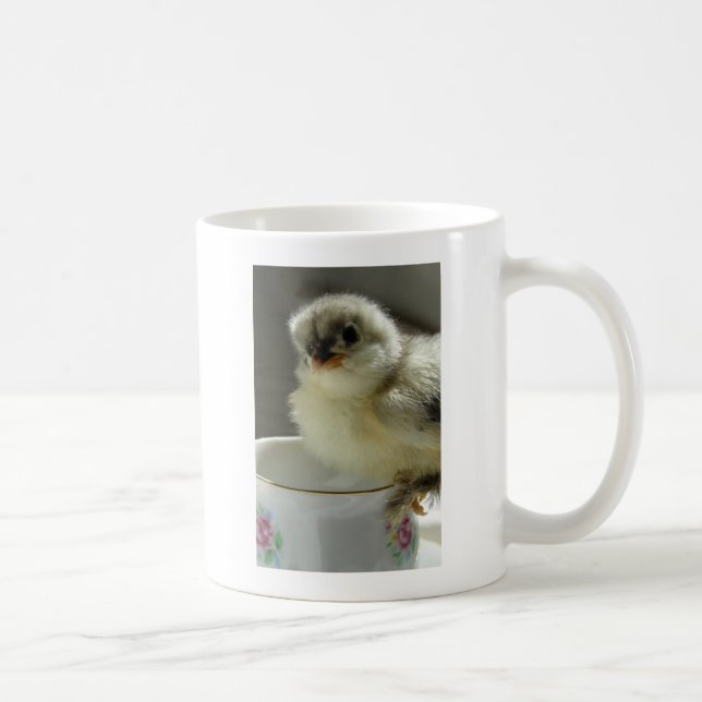 Blue Cochin Chick - Teacup Kaffeetasse (Rechts)