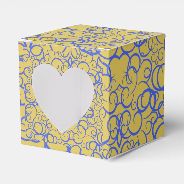 Blue Coffee Kleine Geschenktasche Beutel Beutel Bo Geschenkschachtel (Vorderseite)