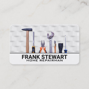 Blue Collar Tools Heimreparatur Visitenkarte