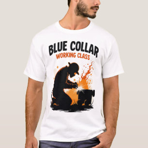 Blue Collar Welding - Working Class Grid T-Shirt