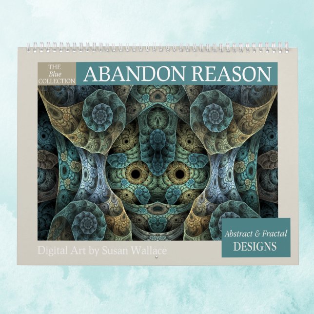 Blue Collection Abstrakte Fraktale 2026 Kalender (Von Creator hochgeladen)