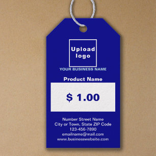 Blue Color Business Product Price Geschenkanhänger
