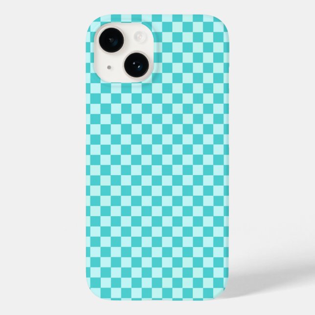 Blue Combination Classic Checkerboard von STaylor Case-Mate iPhone Hülle (Rückseite)