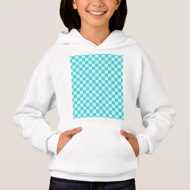 Blue Combination Classic Checkerboard von STaylor Hoodie (Vorderseite)