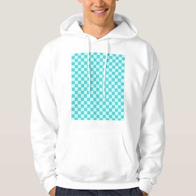 Blue Combination Classic Checkerboard von STaylor Hoodie (Vorderseite)