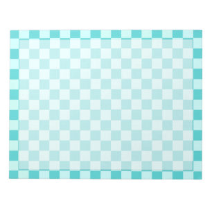 Blue Combination Classic Checkerboard von STaylor Notizblock