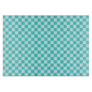 Blue Combination Classic Checkerboard von STaylor Schneidebrett