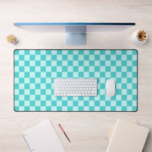 Blue Combination Classic Checkerboard von STaylor Schreibtischunterlage