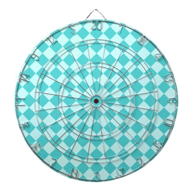 Blue Combination Diamond Pattern von Shirley Taylo Dartscheibe (vorne)