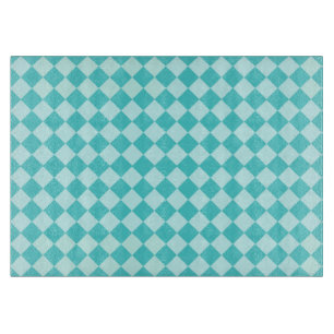 Blue Combination Diamond Pattern von Shirley Taylo Schneidebrett
