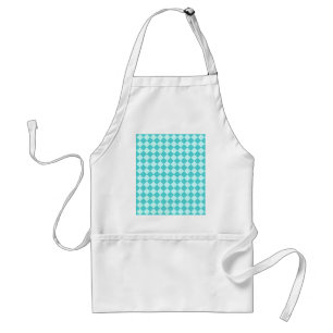 Blue Combination Diamond Pattern von Shirley Taylo Schürze