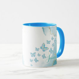 Blue Combo-Marmor-Tasse Tasse