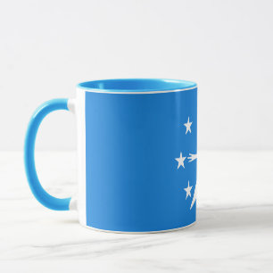 Blue Combo Tasse mit der Flagge von Corpus Christi