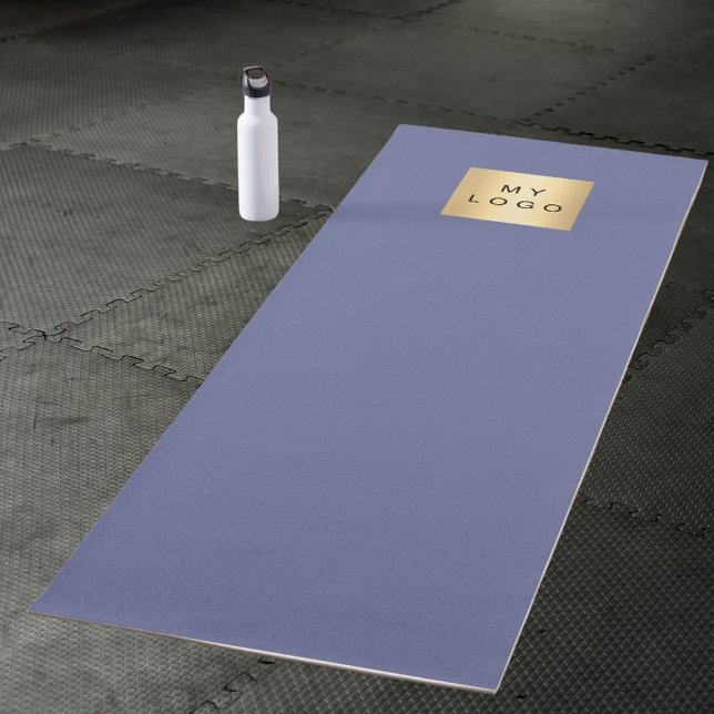 Blue Company Logo Business Studio Yogamatte (Von Creator hochgeladen)