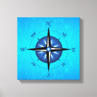 Blue Compass-Rose
