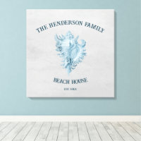 Blue Conch Muschel