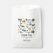 Blue Construction Trucks & Site Birthday Party