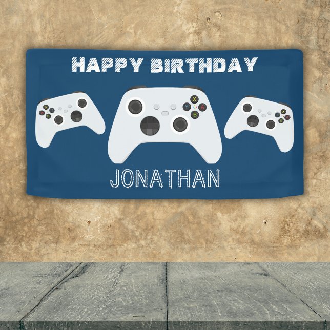 BLUE CONTROLLER GAMER LEVOR FAVOR BAG BANNER (Von Creator hochgeladen)