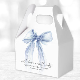 Blue Coquette Bow Brautparty Vielen Dank Geschenkschachtel