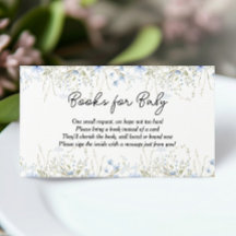 Blue Cornflower Baby Showbücher für Baby