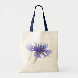 Blue Cornflower Tote Bag Tragetasche