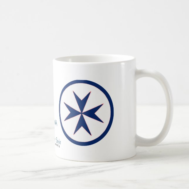 Blue Corsair Style Tasse (Rechts)