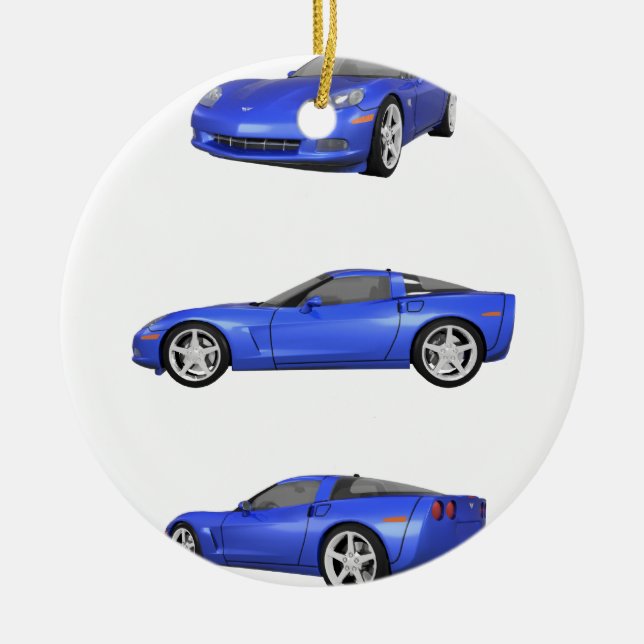 Blue Corvette: Keramikornament (Vorne)