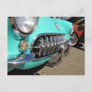 Blue Corvette ~ Postkarte