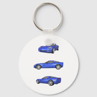 Blue Corvette: Schlüsselanhänger