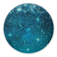 Blue Cosmic Spacey Starry Sky