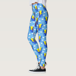 Blue Coyote Leggings