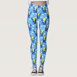Blue Coyote Leggings