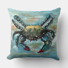 Blue Crab auf Blue Kissen