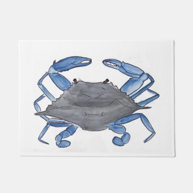 Blue Crab Doormat Fußmatte (Vorderseite)