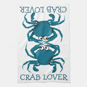 Blue Crab Lover Handtuch