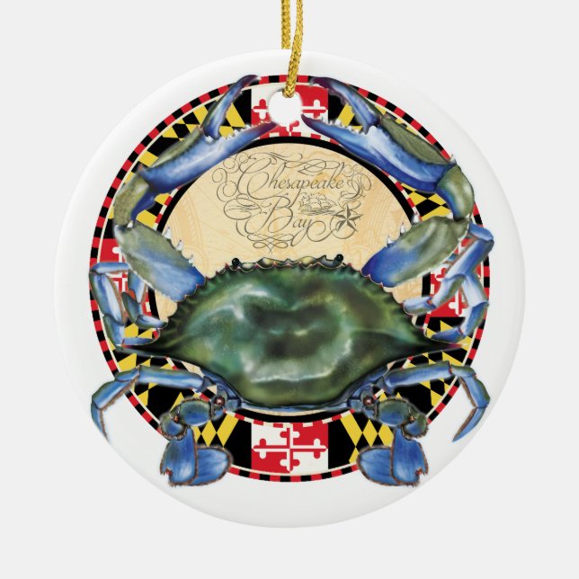 Blue Crab Weihnachtsschmuck (Vorne)